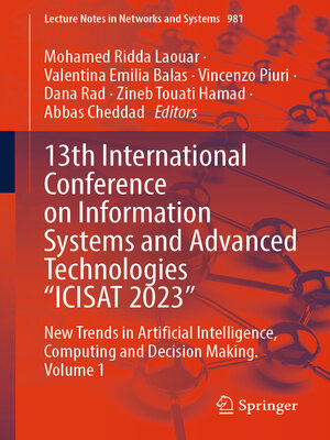 cover image of 13th International Conference on Information Systems and Advanced Technologies "ICISAT 2023"